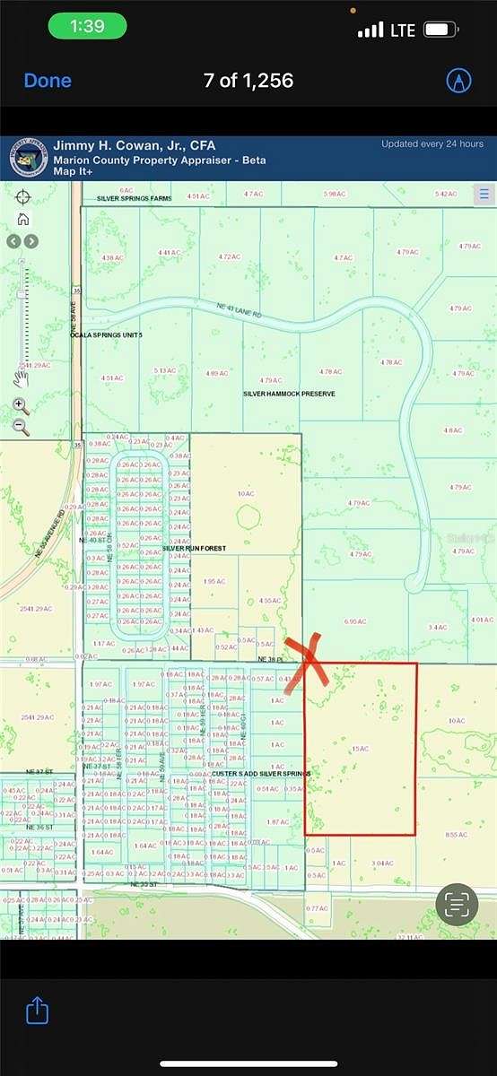 15 Acres of Land for Sale in Silver Springs, Florida