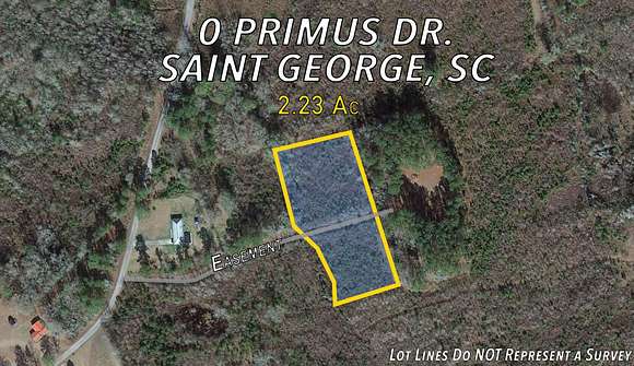 2.2 Acres of Residential Land for Sale in St. George, South Carolina