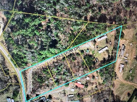 4.18 Acres of Residential Land with Home for Sale in Millers Creek, North Carolina