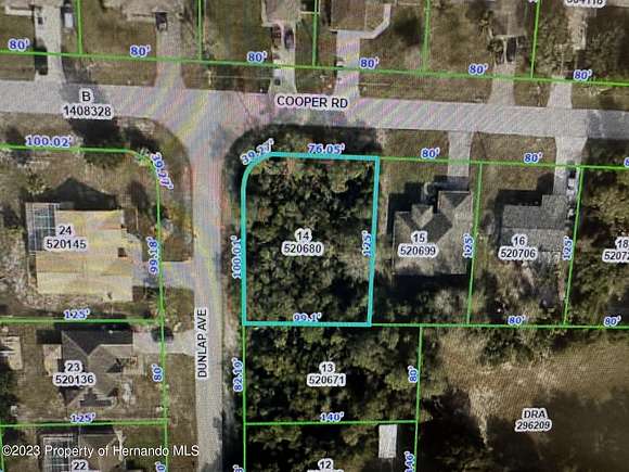 0.28 Acres of Land for Sale in Spring Hill, Florida