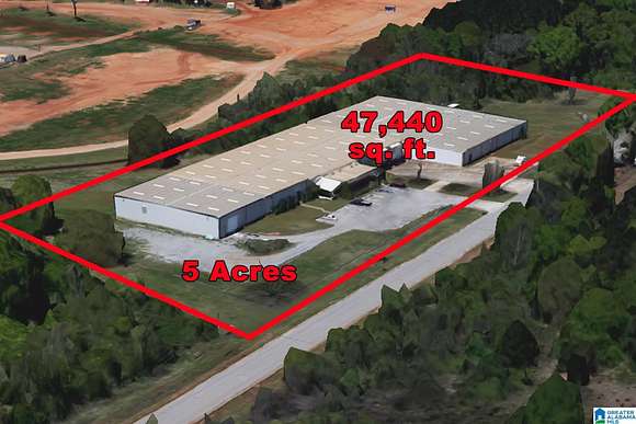 5 Acres of Improved Commercial Land for Sale in Lincoln, Alabama