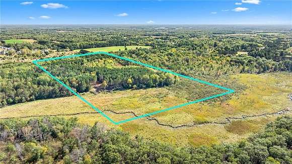 20 Acres of Recreational Land with Home for Sale in North Branch Township, Minnesota