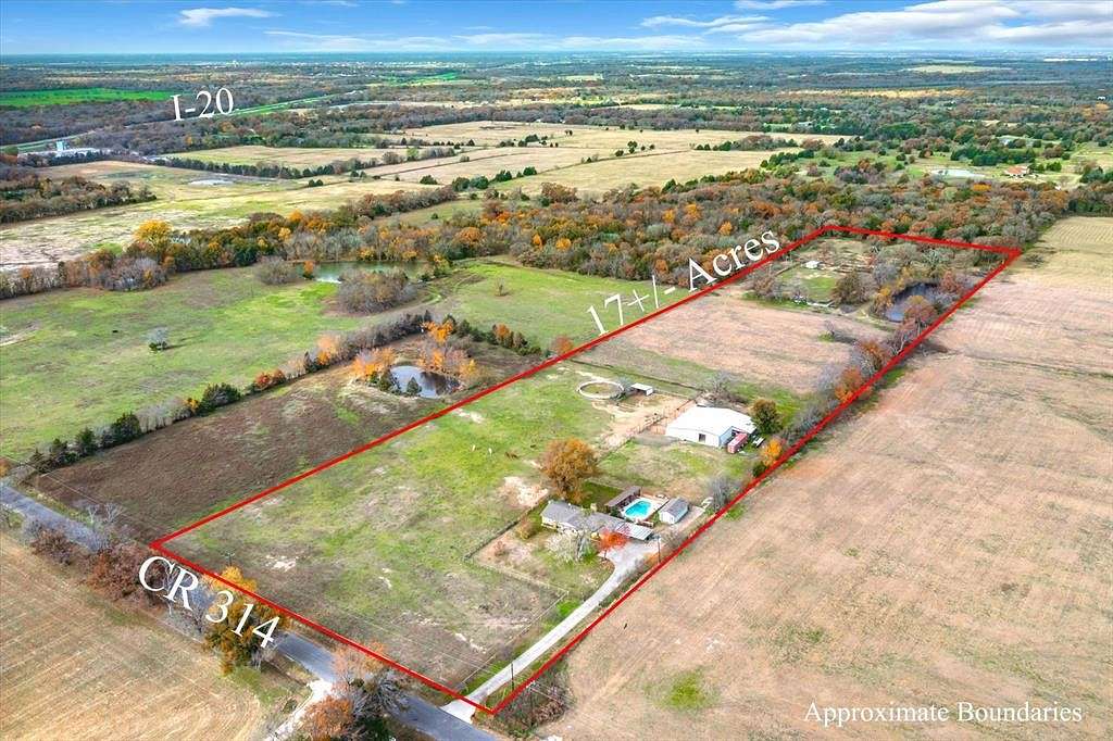17 Acres of Land with Home for Sale in Terrell, Texas