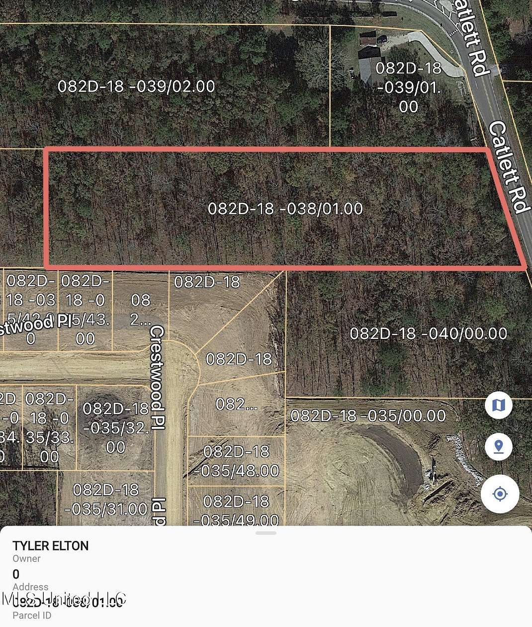 10 Acres of Land for Sale in Madison, Mississippi