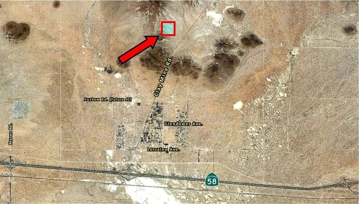 40 Acres of Agricultural & Residential Land for Sale in North Edwards, California