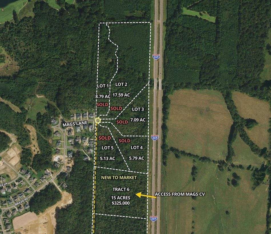 15 Acres of Land for Sale in Collierville, Tennessee