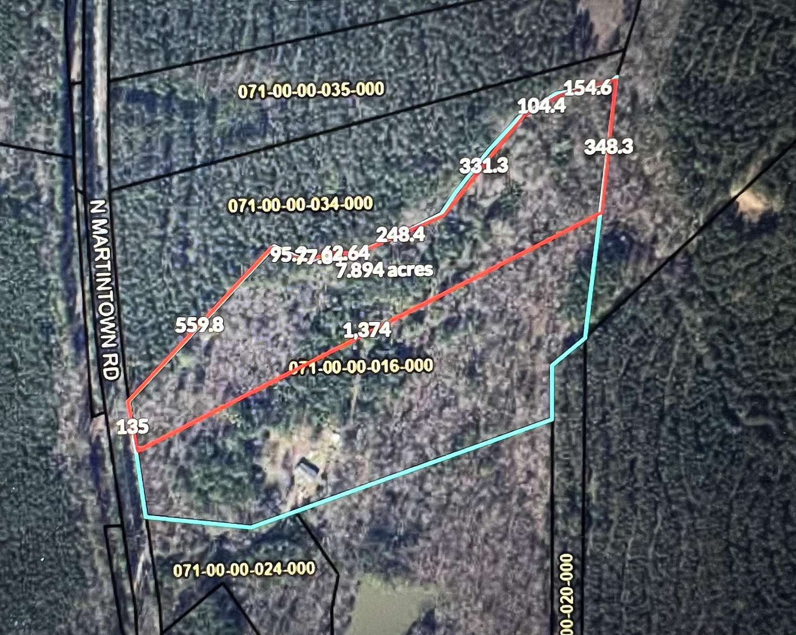 7.8 Acres of Residential Land for Sale in Edgefield, South Carolina