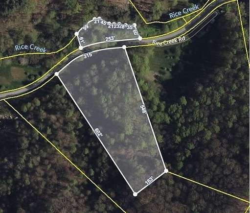 3.6 Acres of Residential Land for Sale in Flag Pond, Tennessee