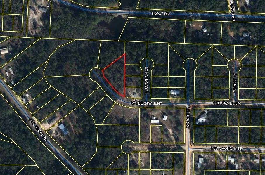 0.77 Acres of Residential Land for Sale in DeFuniak Springs, Florida