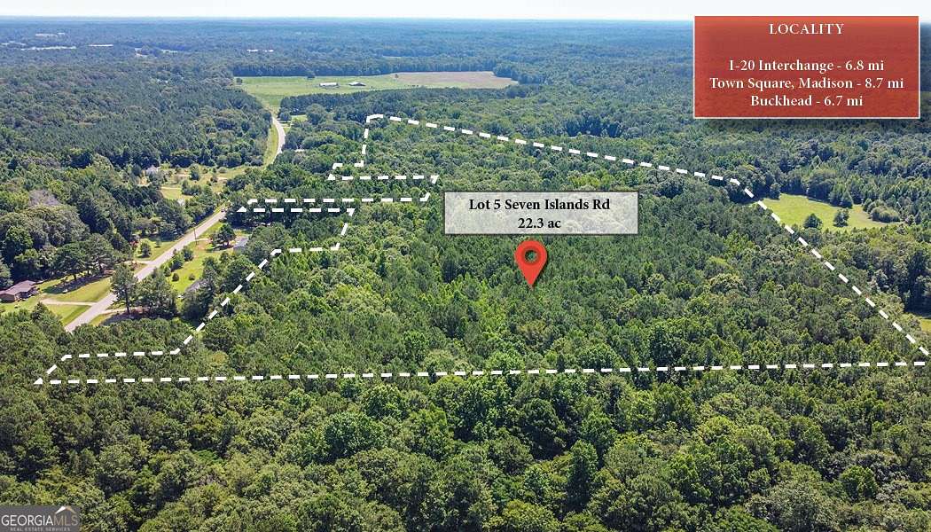22.3 Acres of Land for Sale in Madison, Georgia