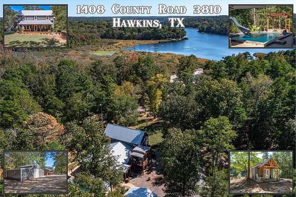 10 Acres of Land with Home for Sale in Hawkins, Texas