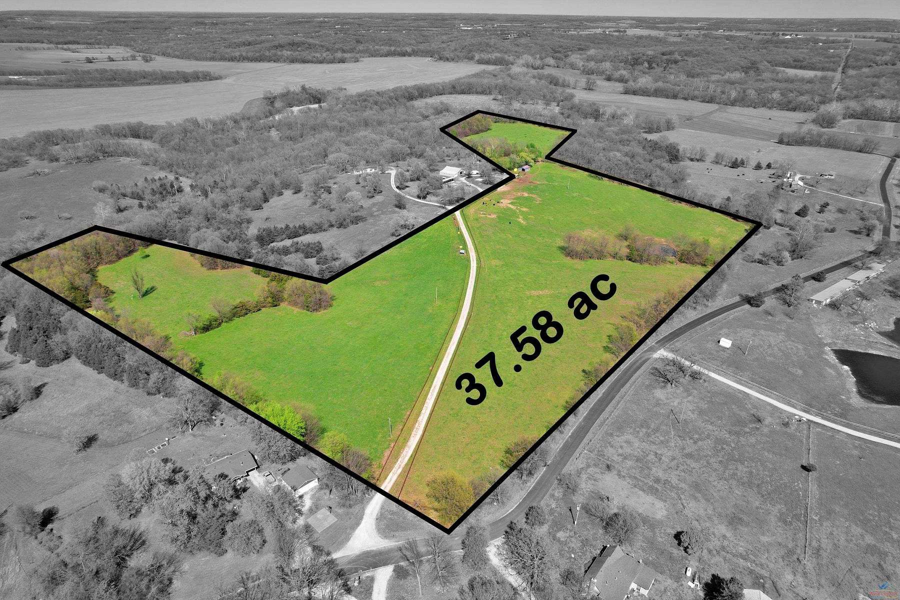 37.6 Acres of Land for Sale in Sedalia, Missouri
