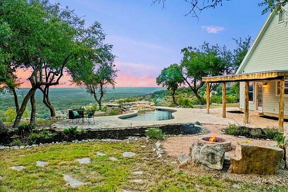 25.6 Acres of Land with Home for Sale in Dripping Springs, Texas