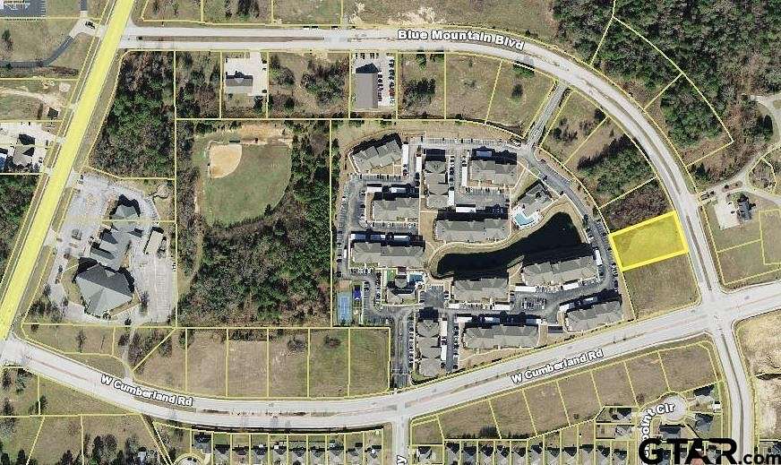 0.82 Acres of Commercial Land for Sale in Tyler, Texas