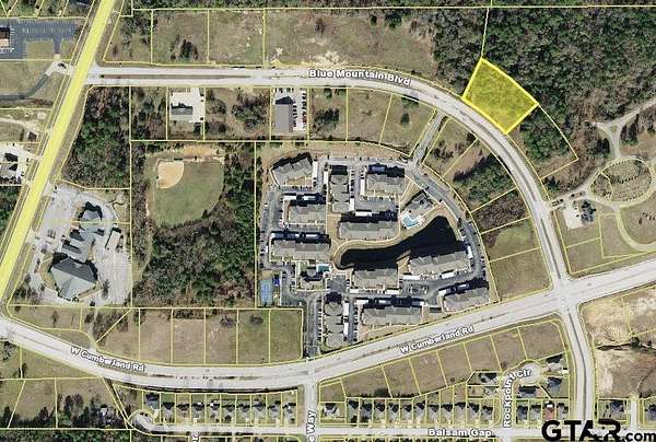 1.34 Acres of Commercial Land for Sale in Tyler, Texas