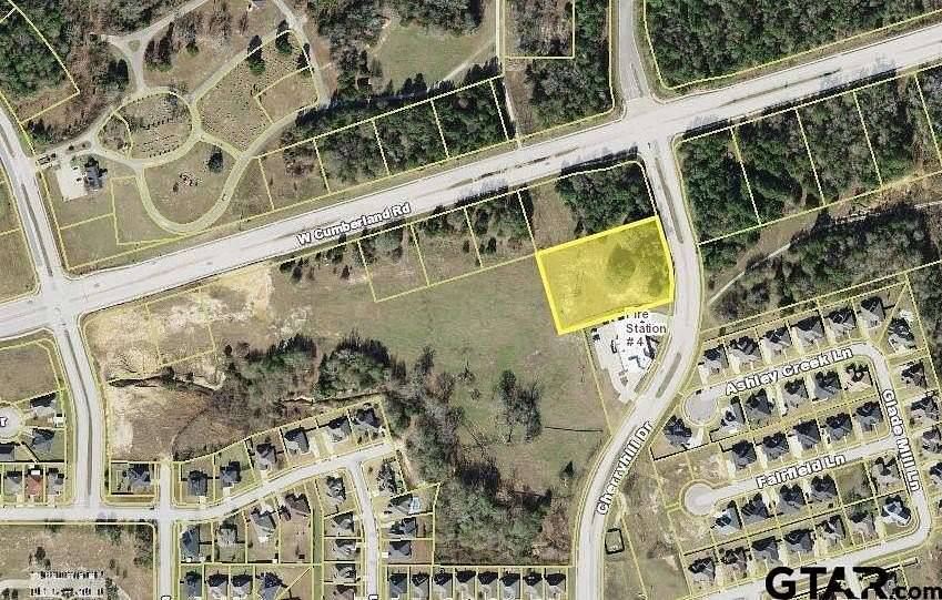 2.24 Acres of Commercial Land for Sale in Tyler, Texas