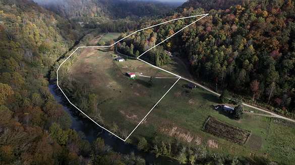 11.9 Acres of Land with Home for Sale in Jackson, Kentucky