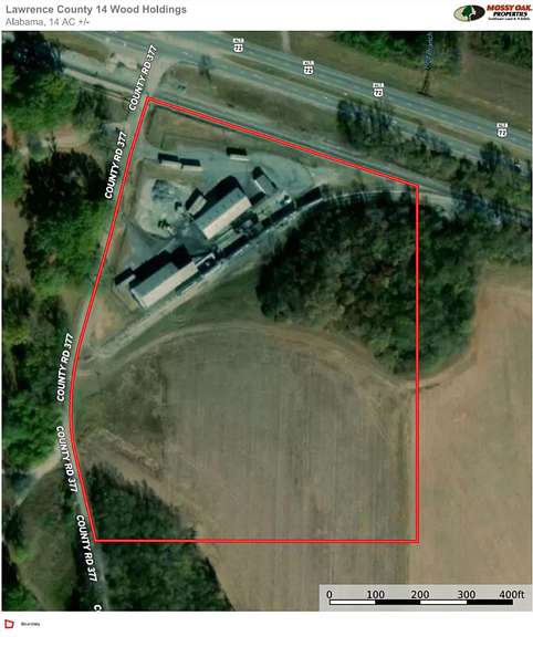 14 Acres of Commercial Land for Sale in Hillsboro, Alabama