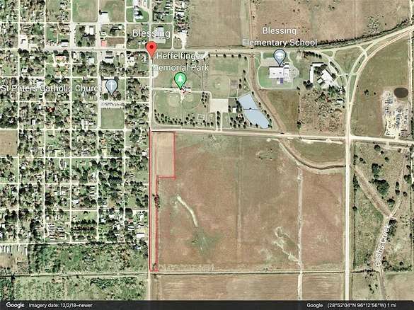 7.1 Acres of Residential Land for Sale in Blessing, Texas