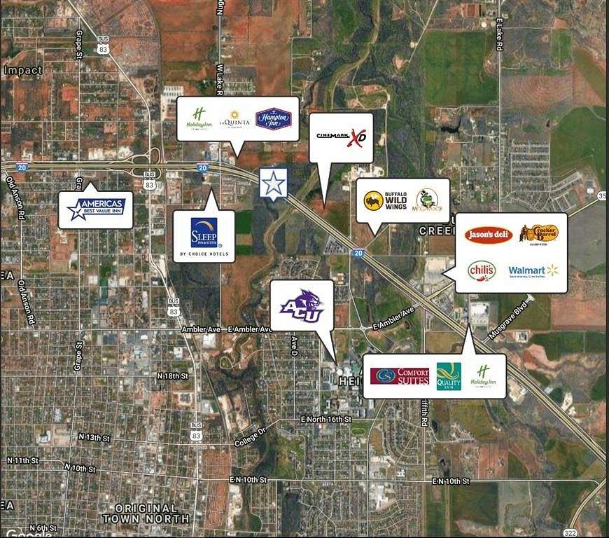 10.8 Acres of Commercial Land for Sale in Abilene, Texas