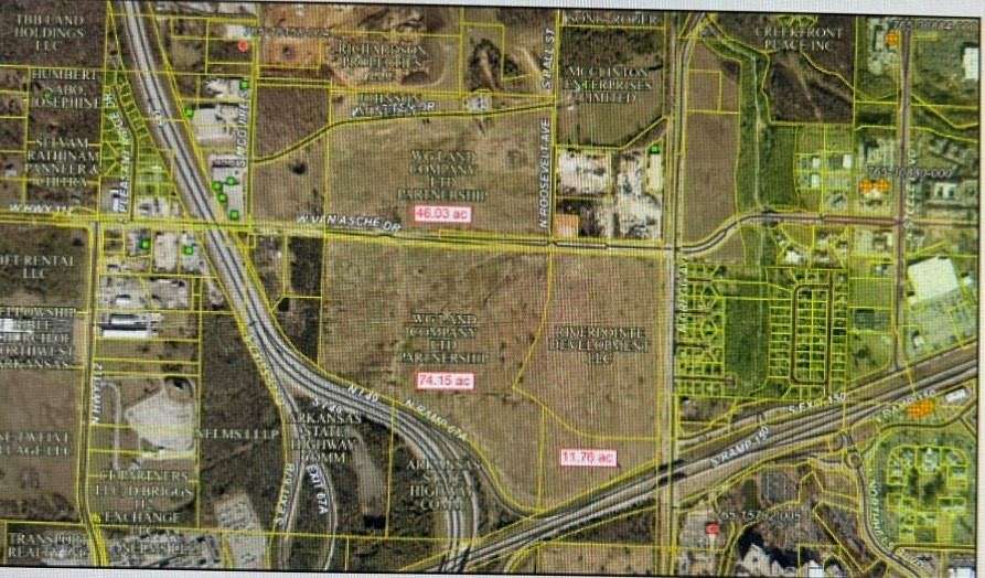 132 Acres of Mixed-Use Land for Sale in Fayetteville, Arkansas
