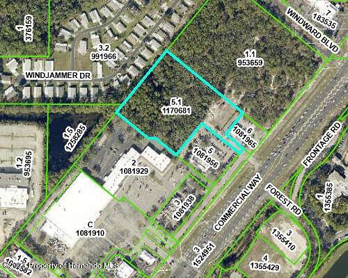 4.4 Acres of Commercial Land for Sale in Spring Hill, Florida