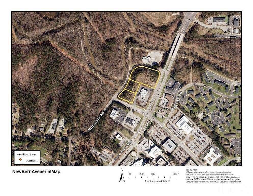 4.89 Acres of Commercial Land for Sale in Raleigh, North Carolina