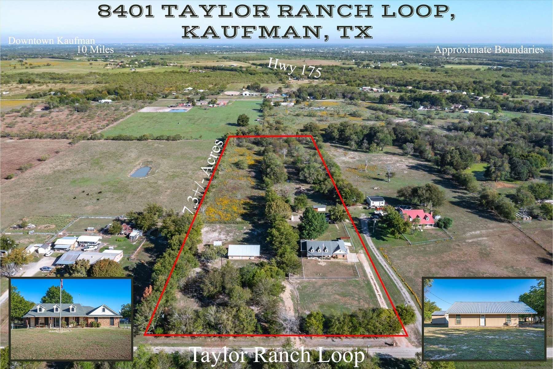 7.4 Acres of Land for Sale in Kaufman, Texas