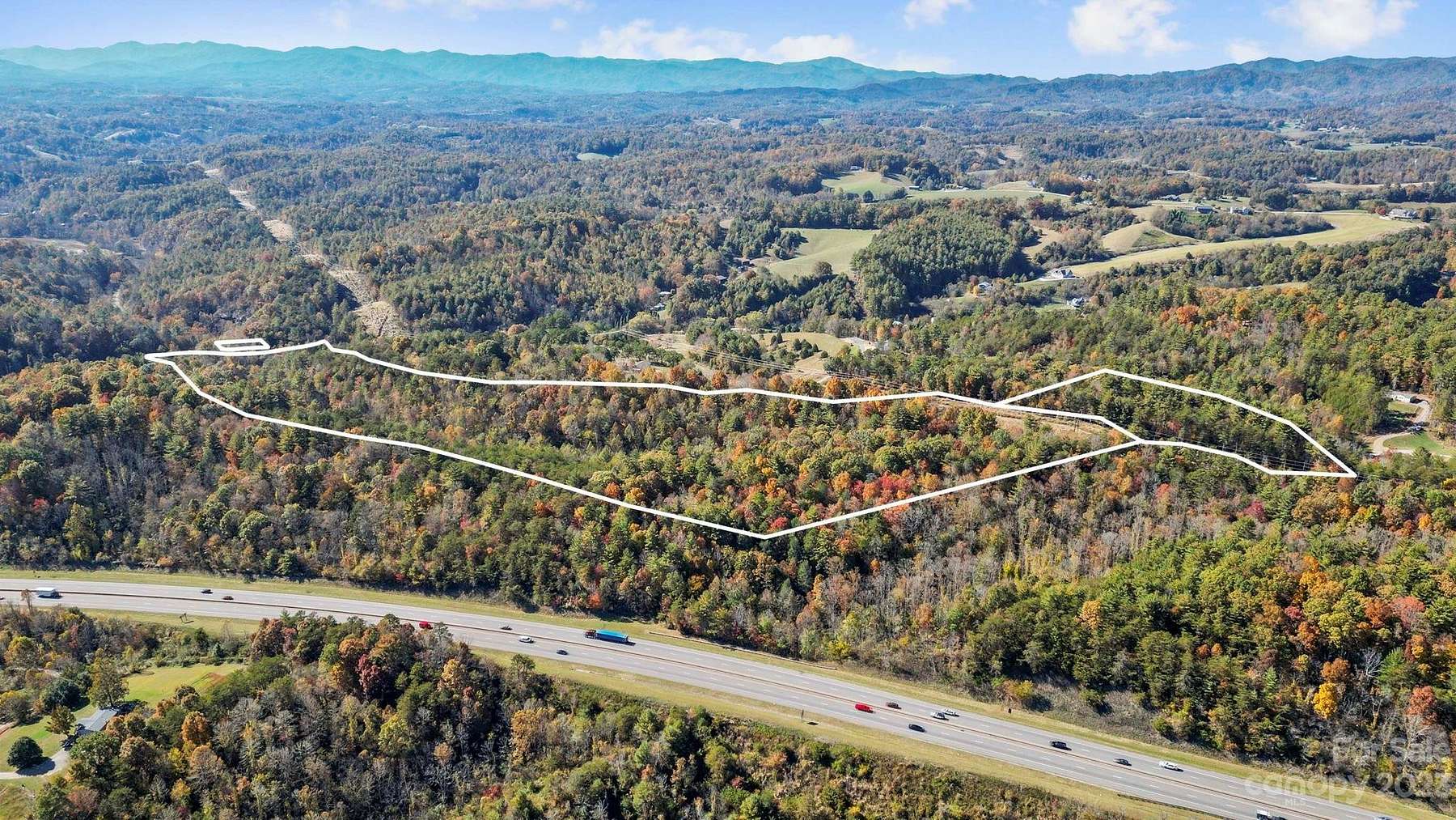 33.9 Acres of Land for Sale in Mars Hill, North Carolina