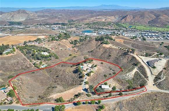 9.9 Acres of Land with Home for Sale in Corona, California