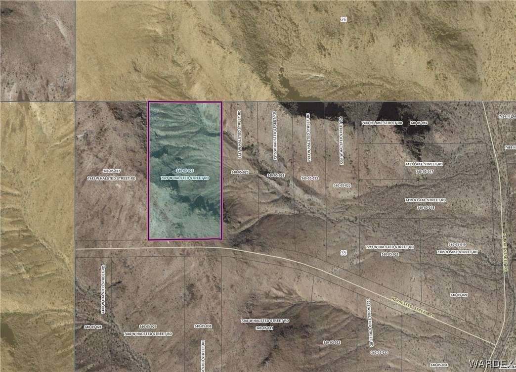 18.9 Acres of Land for Sale in Golden Valley, Arizona