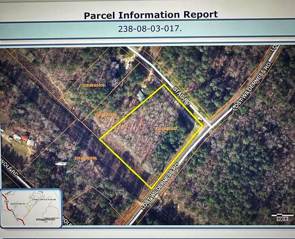2.5 Acres of Residential Land for Sale in Clarks Hill, South Carolina