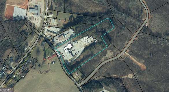 14.2 Acres of Improved Commercial Land for Lease in Carnesville, Georgia