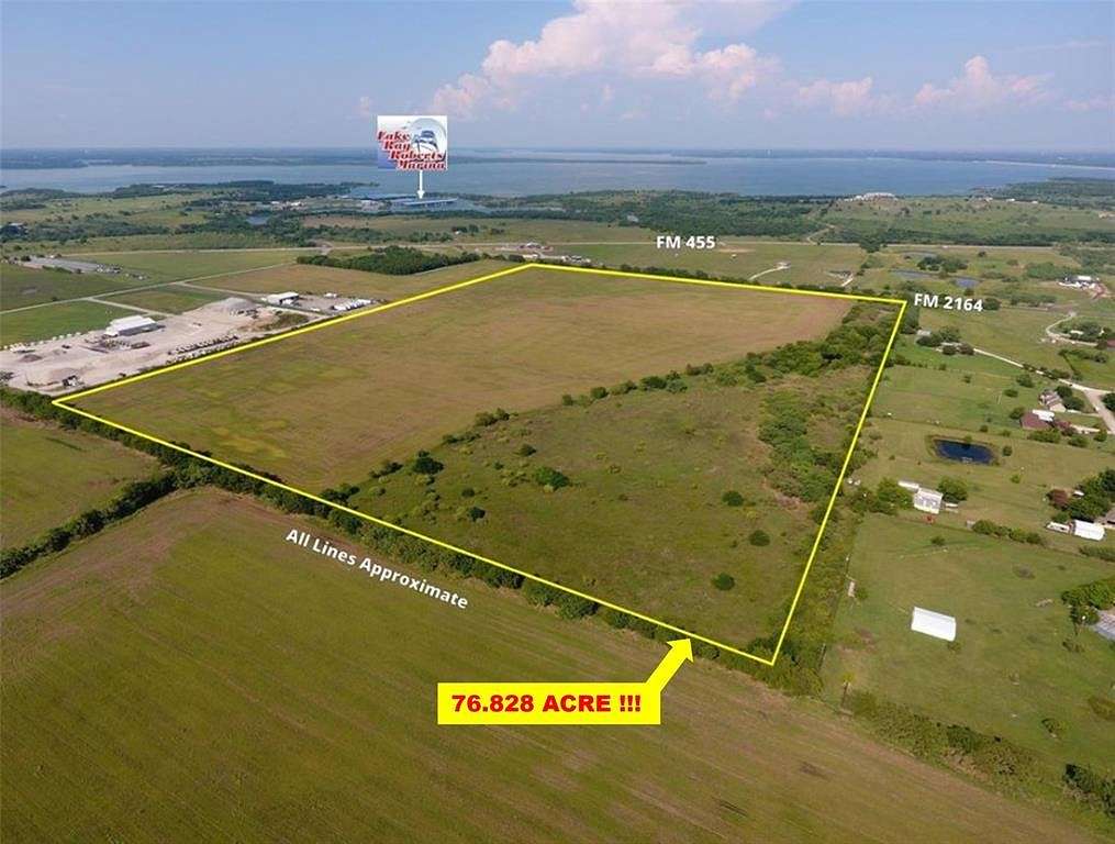 76.8 Acres of Land for Sale in Sanger, Texas