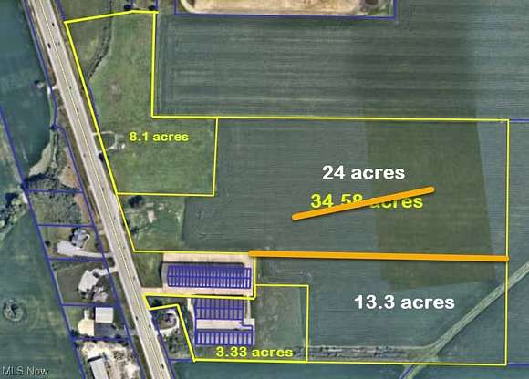 22.8 Acres of Commercial Land for Sale in Milan, Ohio