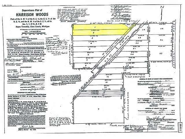 9.5 Acres of Commercial Land for Sale in Harrison, Michigan
