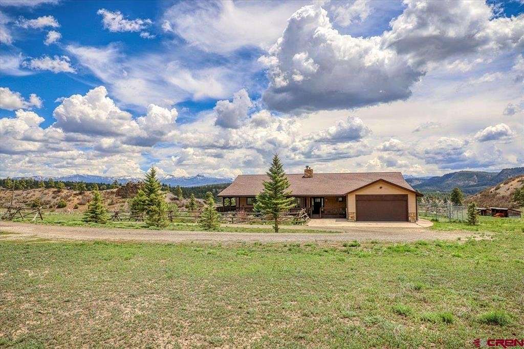 35 Acres of Agricultural Land with Home for Sale in Pagosa Springs, Colorado