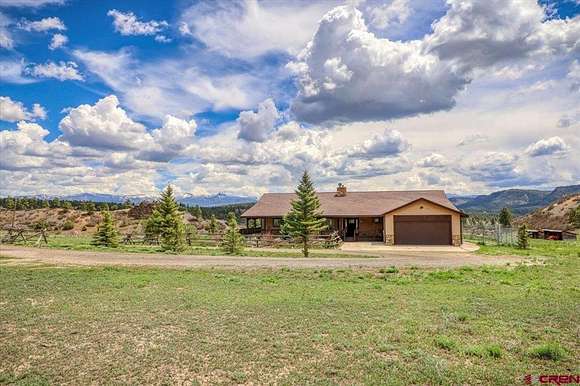 35 Acres of Agricultural Land with Home for Sale in Pagosa Springs, Colorado