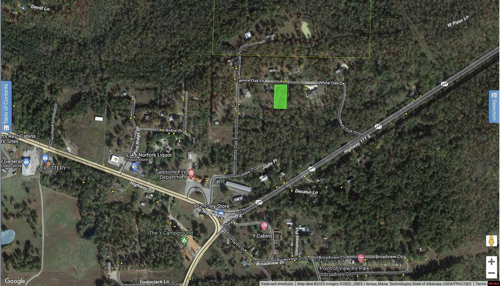 0.45 Acres of Land for Sale in Salesville, Arkansas