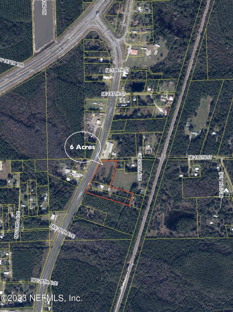 6 Acres of Commercial Land for Sale in Starke, Florida