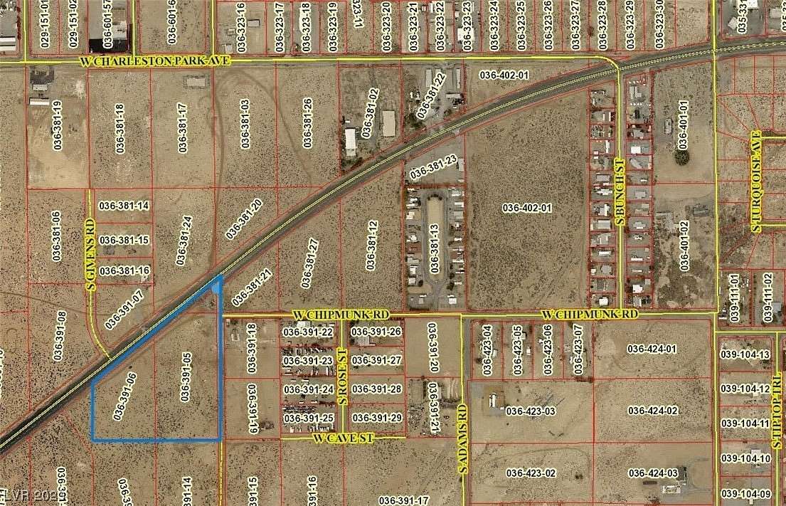 8.27 Acres of Commercial Land for Sale in Pahrump, Nevada