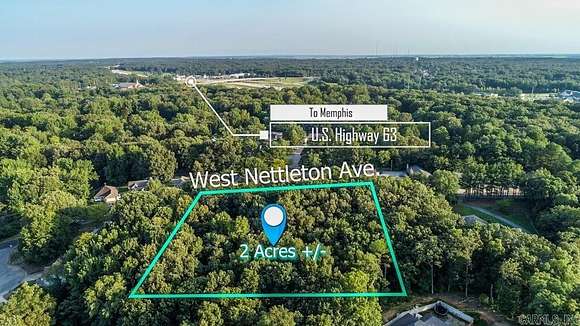 2 Acres of Residential Land for Sale in Jonesboro, Arkansas