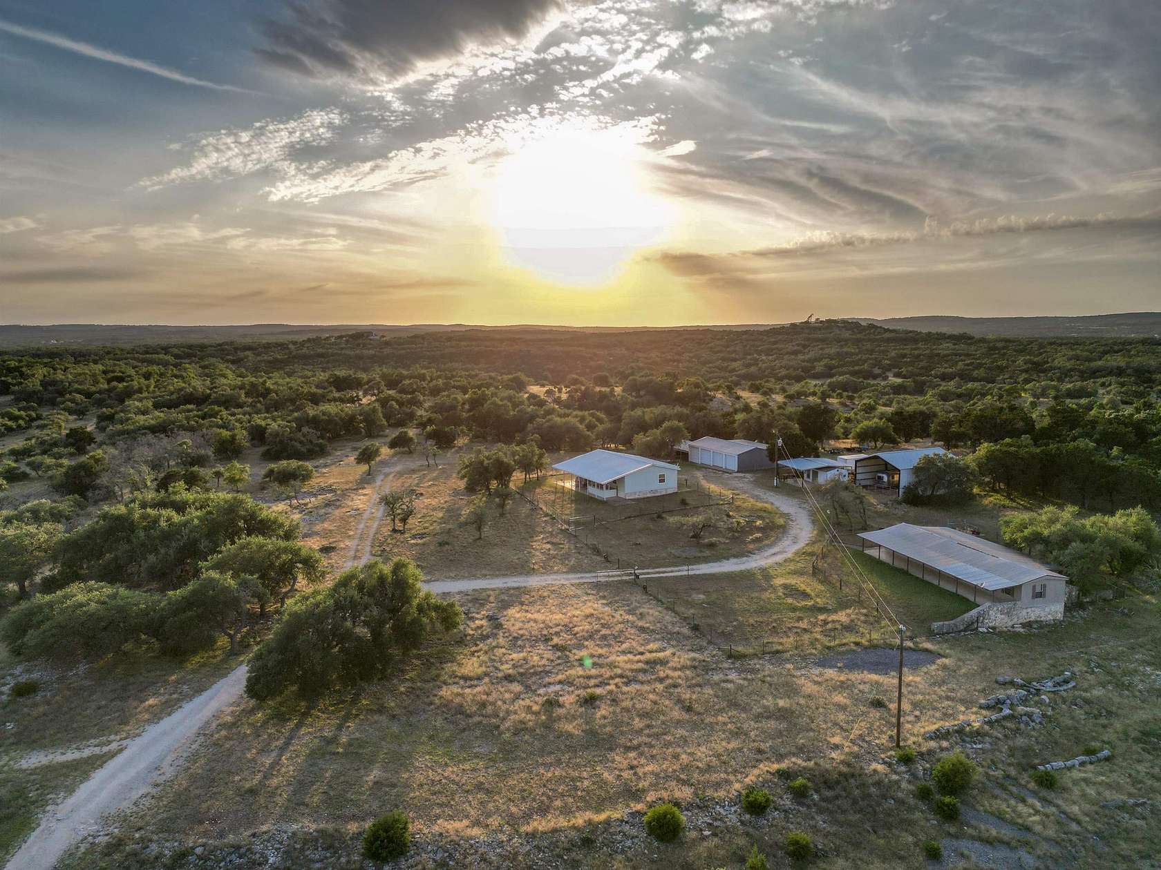 103 Acres of Agricultural Land with Home for Sale in Dripping Springs, Texas