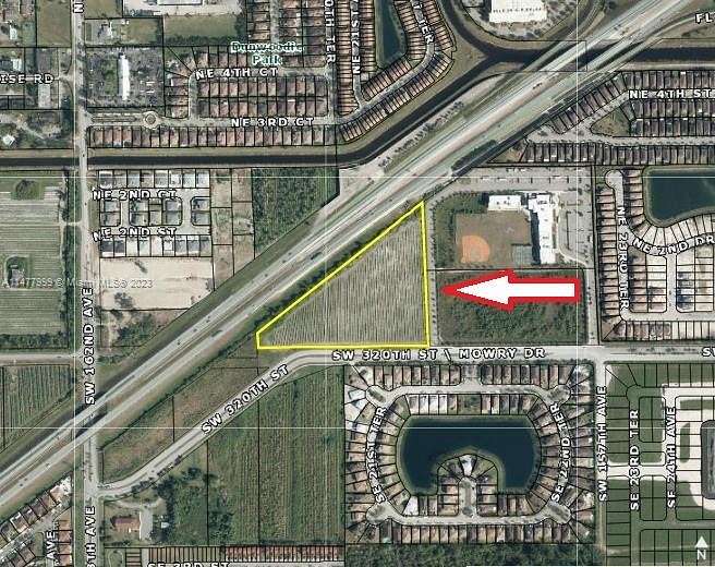 9.5 Acres of Commercial Land for Sale in Homestead, Florida