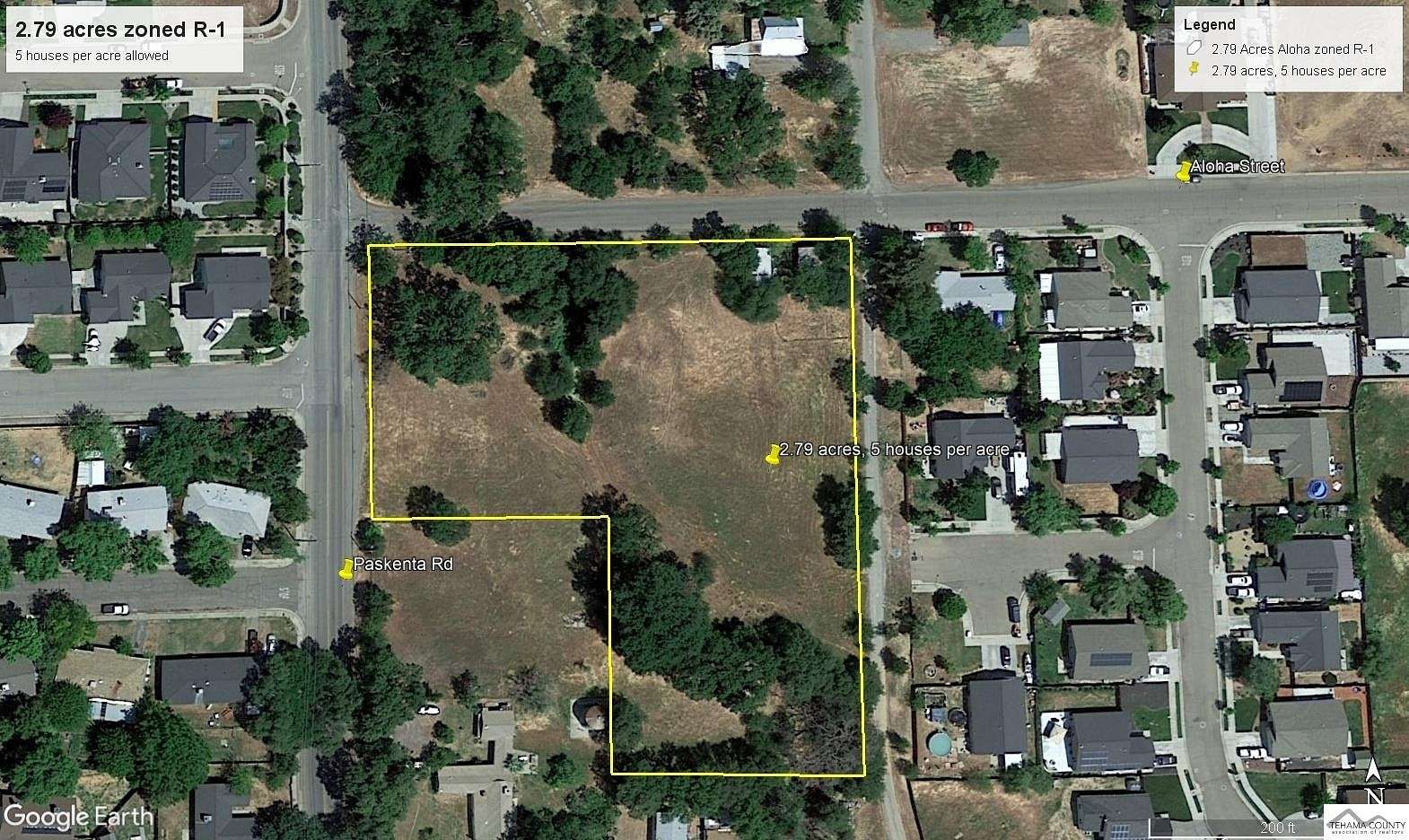 2.8 Acres of Residential Land for Sale in Red Bluff, California