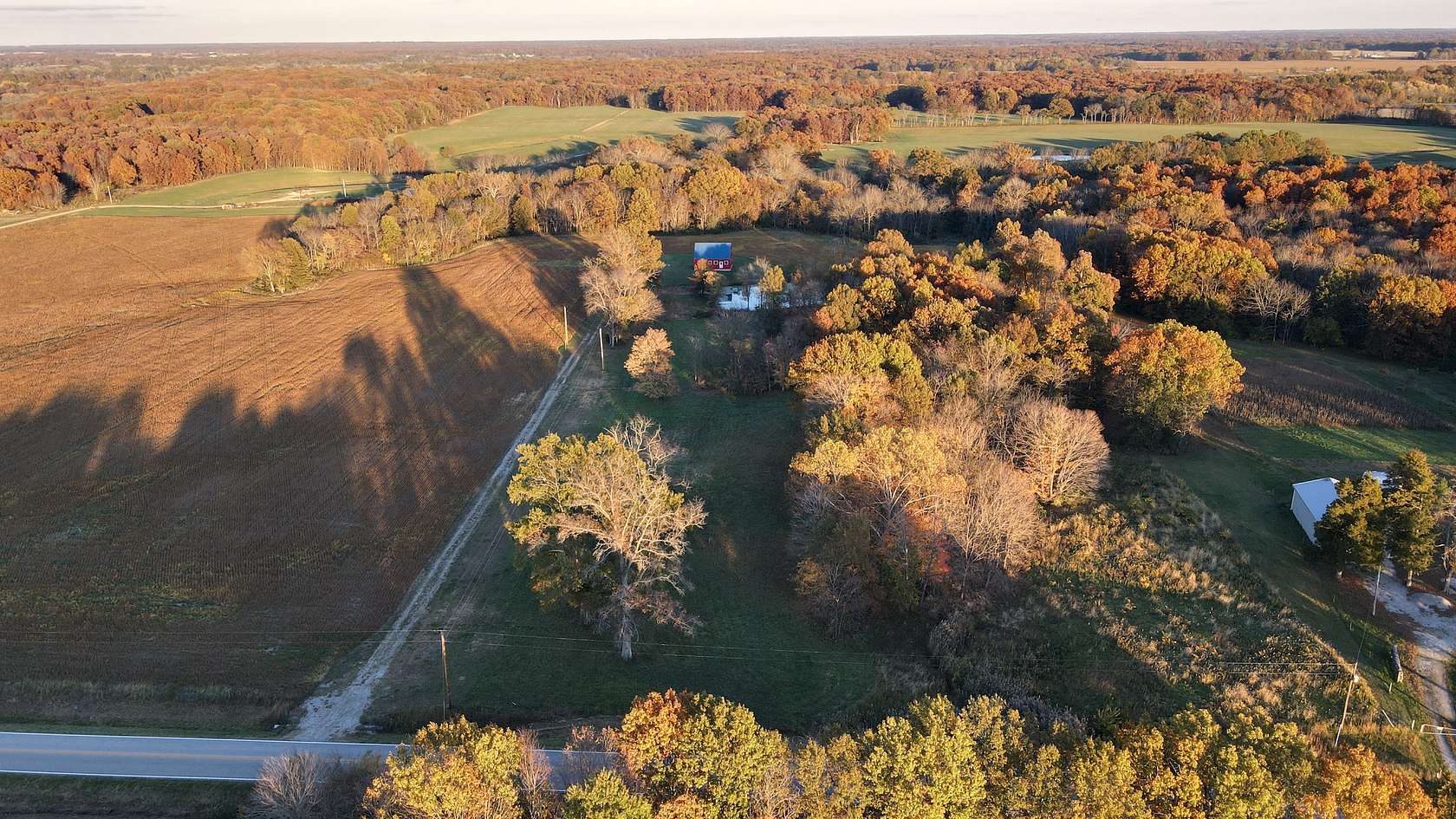 12.8 Acres of Recreational Land & Farm for Sale in Iuka, Illinois