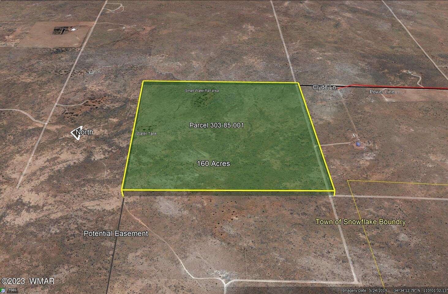 160 Acres of Agricultural Land for Sale in Snowflake, Arizona