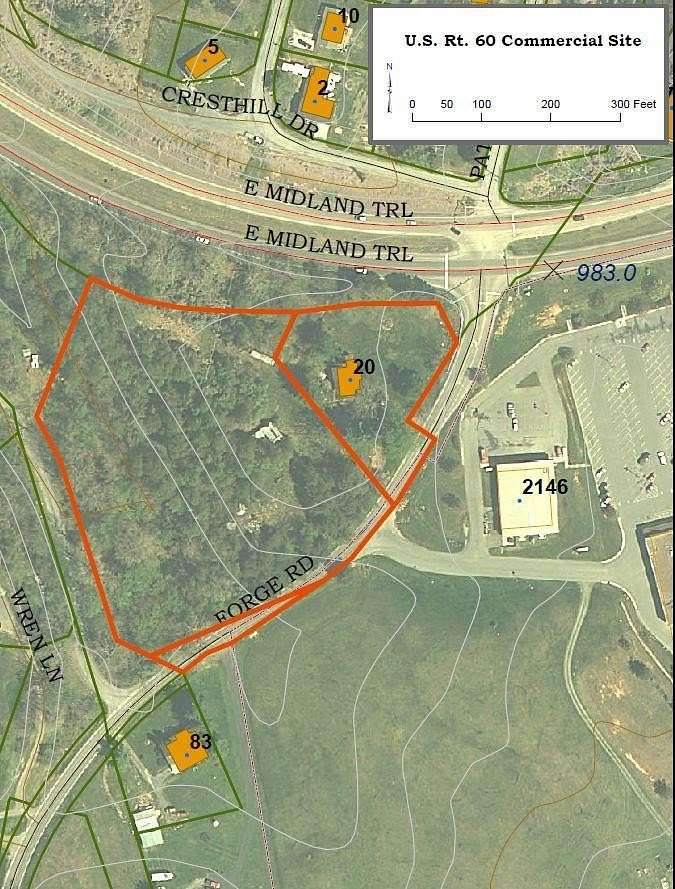 5.06 Acres of Commercial Land for Sale in East Lexington, Virginia