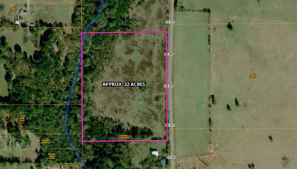 22 Acres of Agricultural Land for Sale in Jacksonville, Texas