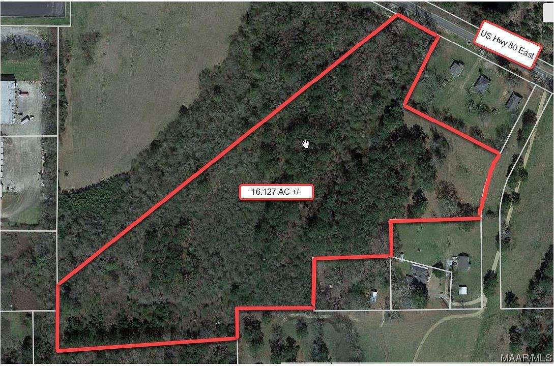 16.1 Acres of Commercial Land for Sale in Montgomery, Alabama